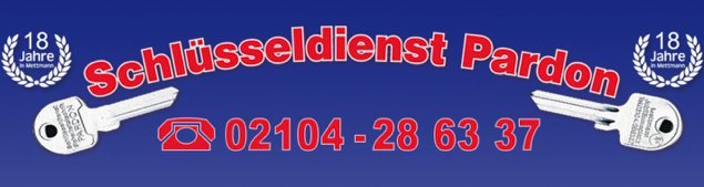 Schlüsseldienst Pardon Mettmann